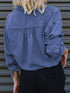 'Jovie' Cropped Denim Roll Up T-Shirt - Celes Fashion